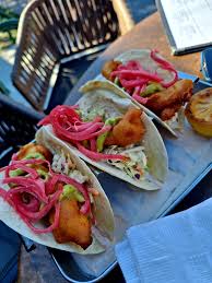 Tarpon Bend signature dishes Smoked Fish Dip
Tuna Burger
Fish Tacos